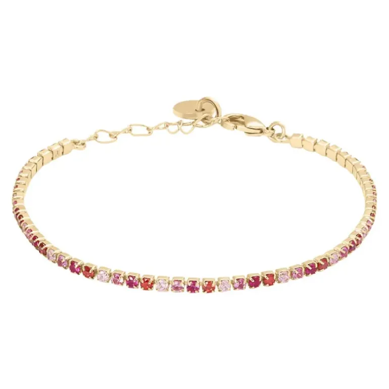 Stroili - Bracciale Tennis Golden Dream Placcato Oro Giallo Cubic Zirconia