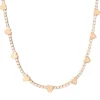 Stroili - Collana Romantic Shine Ottone Rosa Cristallo