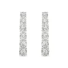 Stroili - Orecchini Pendenti Tennis Silver Elegance Argento Rodiato Cubic Zirconia