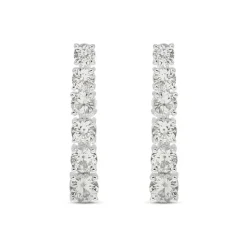 Stroili - Orecchini Pendenti Tennis Silver Elegance Argento Rodiato Cubic Zirconia
