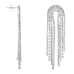 Stroili - Orecchini Pendenti Romantic Shine Ottone Cristallo