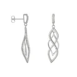 Stroili - Orecchini Pendenti Silver Shine Argento Rodiato Cubic Zirconia