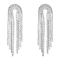 Stroili - Orecchini Pendenti Romantic Shine Ottone Cristallo