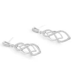 Stroili - Orecchini Pendenti Silver Shine Argento Rodiato Cubic Zirconia