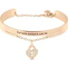 Stroili - Bracciale Lady Message Acciaio Rosa Cristallo
