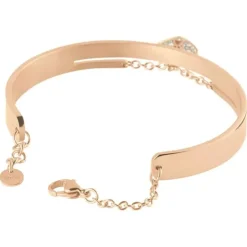 Stroili - Bracciale Lady Message Acciaio Rosa Cristallo