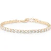 Stroili - Bracciale Tennis Romantic Shine Metallo Rosa Cristallo