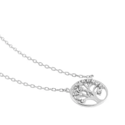 Stroili - Collana Albero Della Vita In Argento 925 E Zirconi