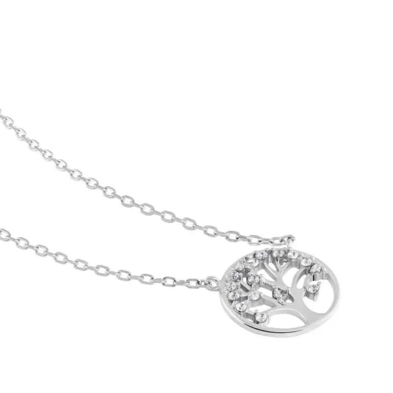 Stroili - Collana Albero Della Vita In Argento 925 E Zirconi
