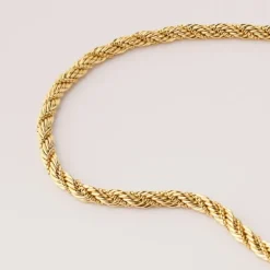 Stroili - Collana a Catena Lady Code Acciaio Dorato