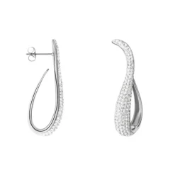 Stroili - Orecchini Pendenti Lady Phantasya Acciaio Cristallo