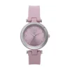 STROILI - Orologio solo tempo con cinturino in silicone rosa e cassa in acciaio