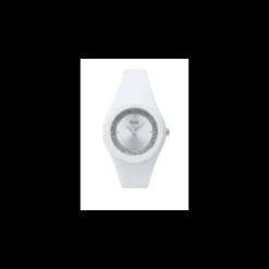 STROILI - Orologio solo tempo con cinturino in silicone bianco cassa in acciaio