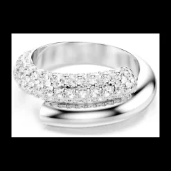 SWAROVSKI - Anello Dextera Bianco Placcato rodio