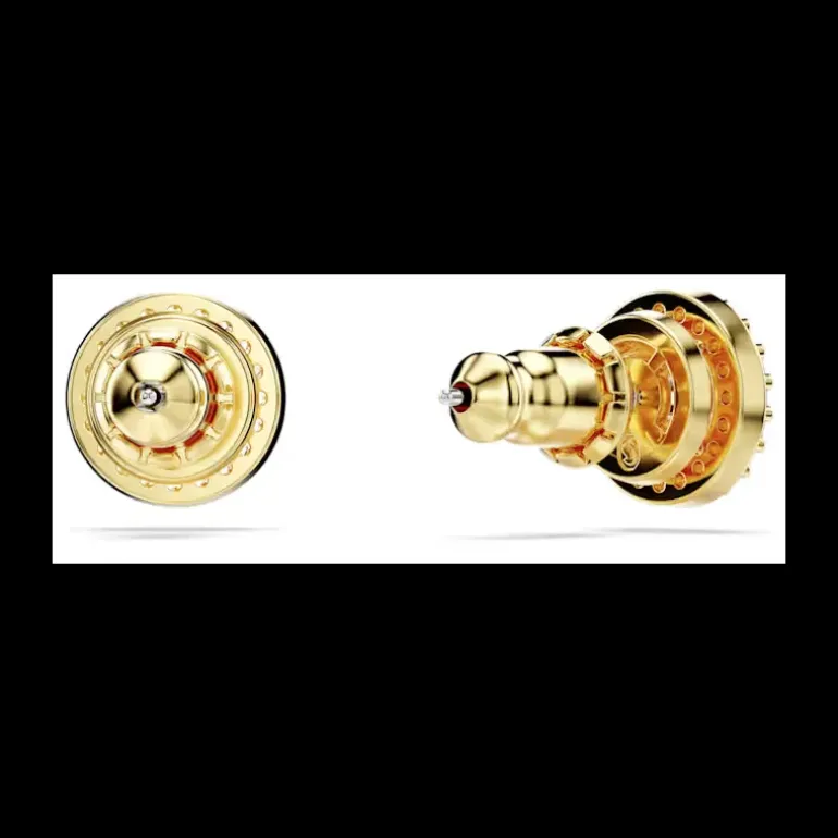 SWAROVSKI - Orecchini a lobo Una Tono Dorato Placcato color oro