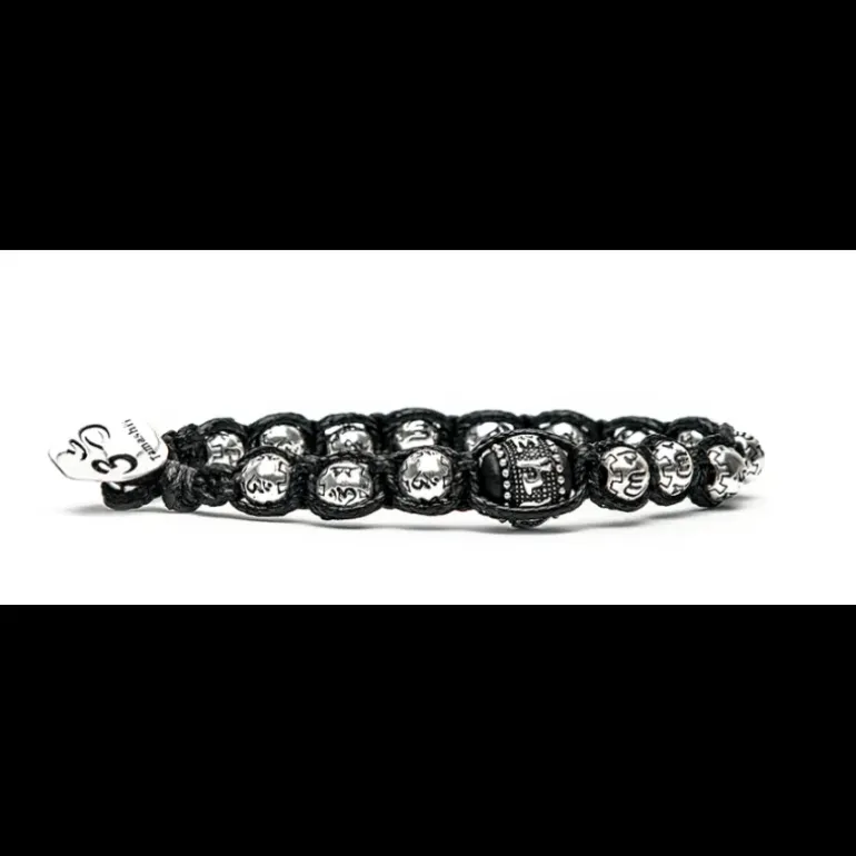 TAMASHII Bracciale Ruota Preghiera in Argento