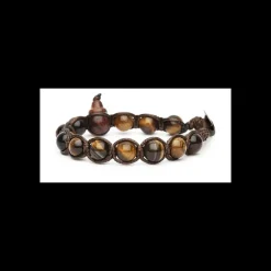 TAMASHII Bracciale Occhio di tigre Marrone