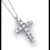 Tramontano Collana con Croce di Brillanti