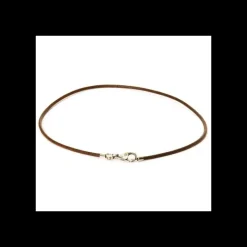 Trollbeads Collana Cuoio Marrone