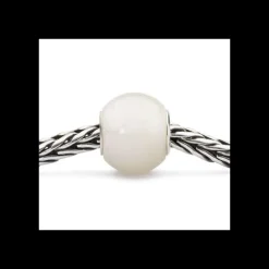 Trollbeads BEADS Pietra di Luna Bianca Rotonda