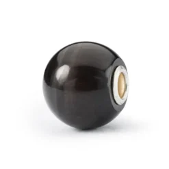 Trollbeads - BEADS Occhio di Gatto Nero Rotondo Grande