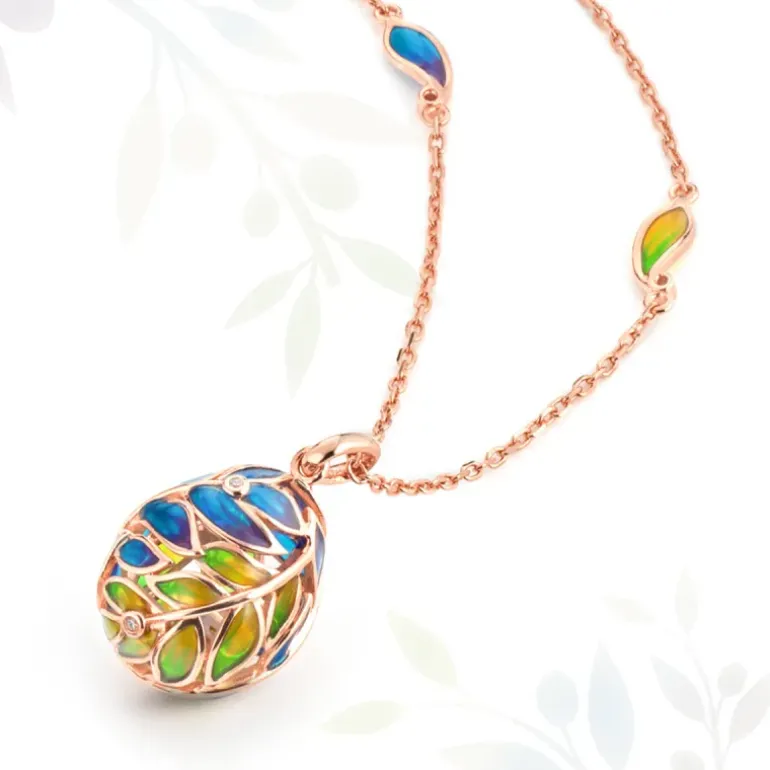 Tsars Collection - COLLANA TAMARA ULIVO