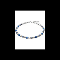 Zancan - Bracciale Uomo in acciaio e lapislazzulo