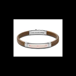 Zancan Bracciale In Acciaio Con Inserti