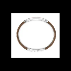 Zancan Bracciale In Acciaio Con Inserti