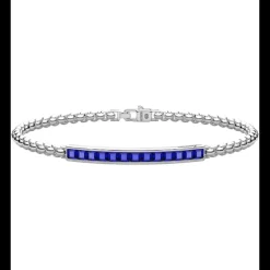 Zancan - Bracciale in argento con pietre naturali.