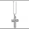 Zancan Collana Uomo in argento con croce